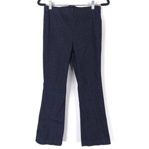 rag & bone‎ USA MADE Back Zip Pants Jeans High Rise Semi Flare Dark Blue Size 8